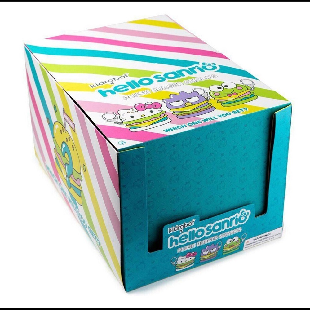 Kidrobot x Sanrio Mystery Burger Charms Plush